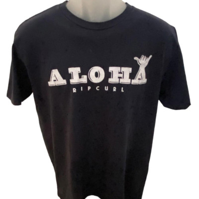 RIP CURL  Aloha  Shaka Hang Loose Tee Shirt Men L Large