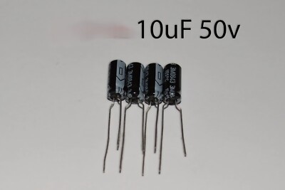 Capacitor Rubicon 10uF 50v 105C 5x11mm. Radial. US Seller
