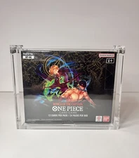 One Piece Booster Box Acrylic Case N52 Magnetic Top 8mm Thickness 90% UV-Resis