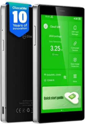 GlocalMe G4Pro 4G LTE Mobiler WiFi Hotspot Ohne SIM 1GB Global UVP 159,99£