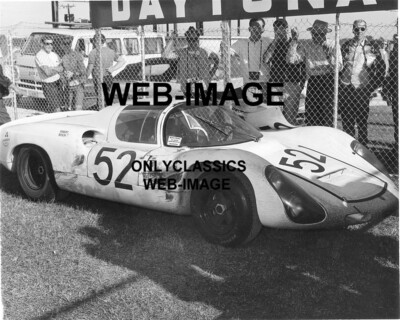 1967 PORSCHE PROTOTYPE CARRERA GT6 PROTOTYPE DAYTONA 24 RACE PHOTO AUTO RACING