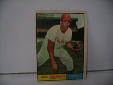 JOHN BUZHARDT 1961 TOPPS #3  VG