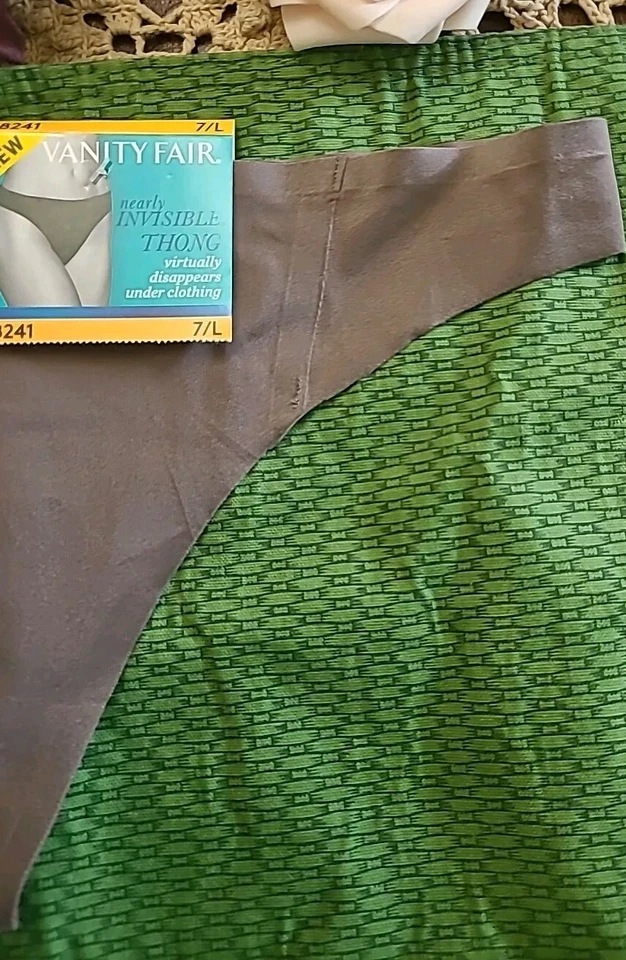 7/L VANITY FAIR второй кожи почти невидимый SeXy стринги трусики 18241 - новый с Ярлыками - Изображение 4 из 4