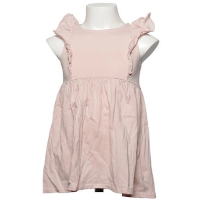 H&M, Kleid, Größe: 98/104, Pink, Baumwolle, Einfarbig, Mädchen #FOD