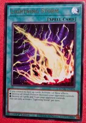 1x Yu-Gi-Oh! Lightning Storm - MZMU-EN116 - Rare - 1st Edition - NM