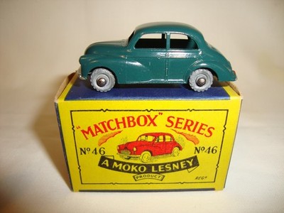 LESNEY MATCHBOX 1-75 46a MORRIS MINOR 1000 - TOP in original B2 BOX