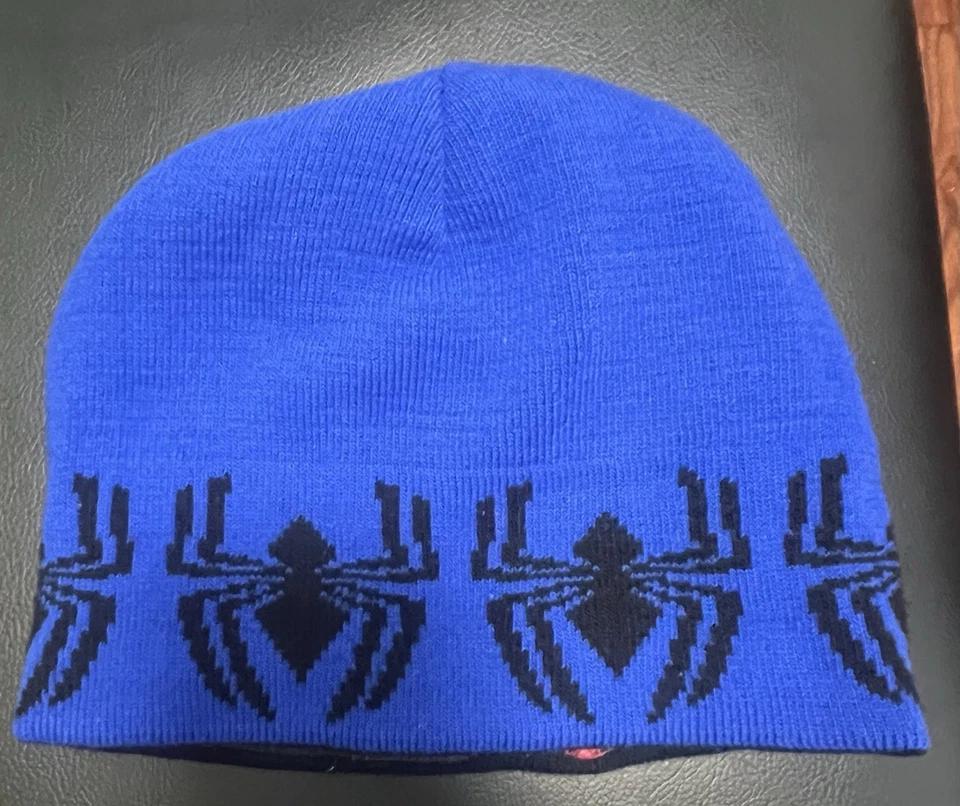 Gorro reversível Homem-Aranha Disney Marvel meninos chapéu para outono e inverno - Imagem 2 de 2
