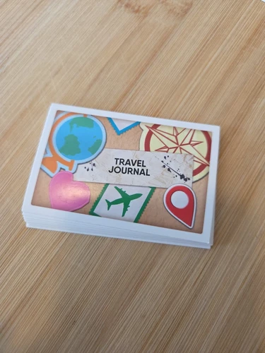 Monopoly Travel World Tour game part pieces - travel journal