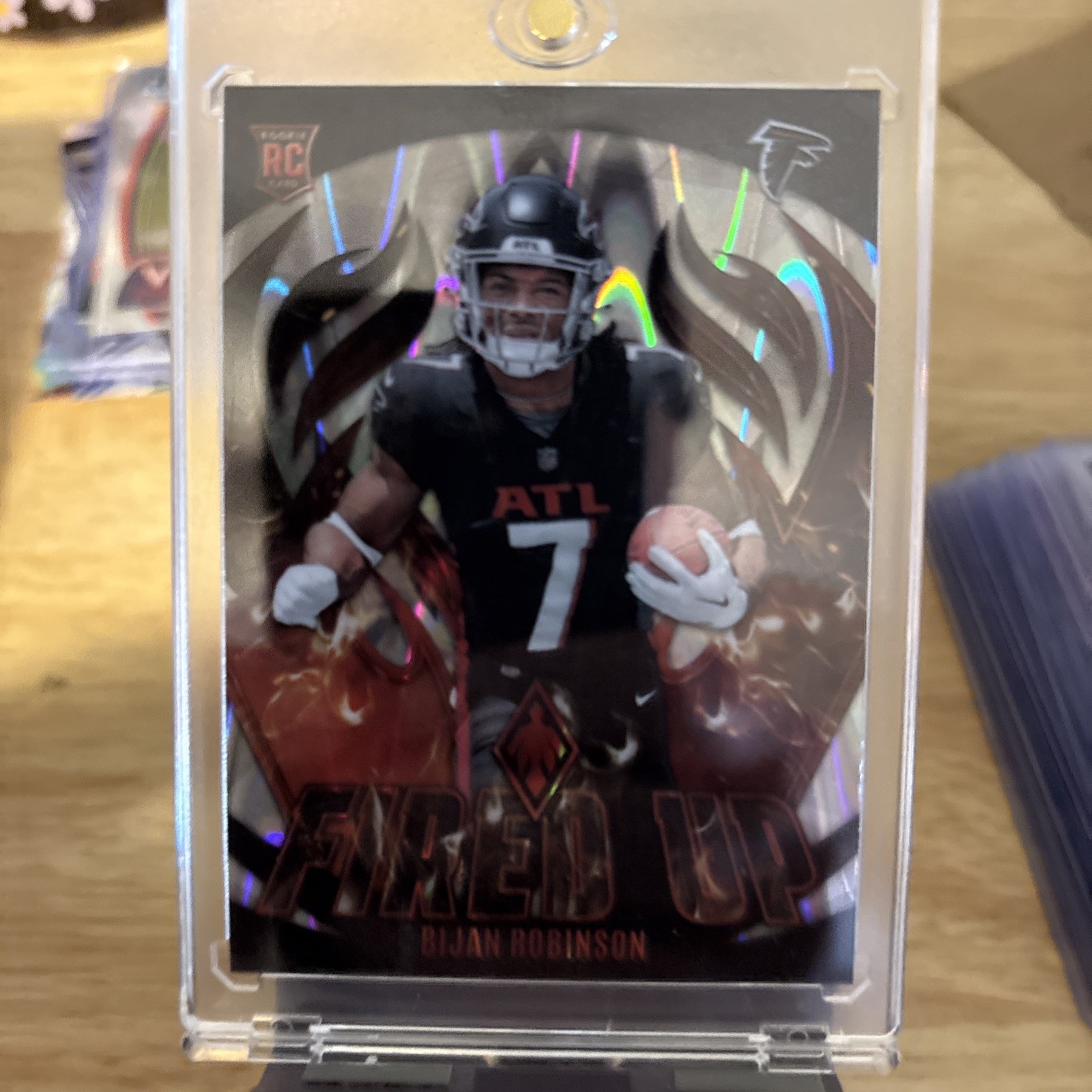 2023 Panini Phoenix Fired Up RC #FU-8 BIJAN ROBINSON Atlanta Falcons