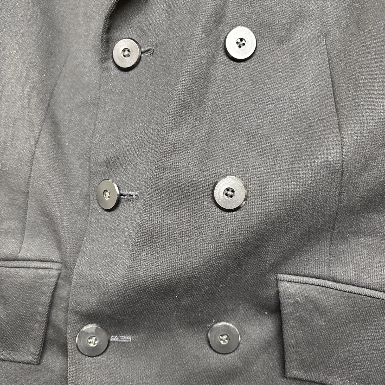VTG Italian 60s Wool Overcoat Trench Gino di Firenze Size 40R *See Description image 13