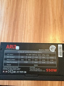ARLT Computer ModelNO: GPM550V 550W PC Netzteil