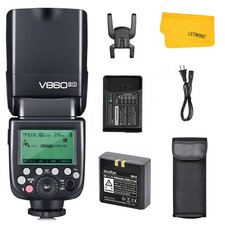 V860II-S TTL Flash for Sony, GN60 2.4G Wireless Speedlight HSS 1/8000s Extern...