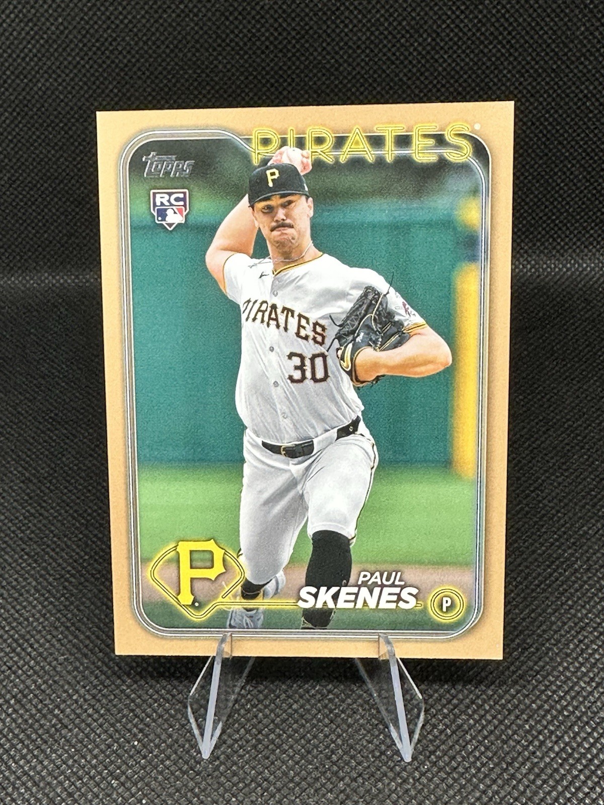 2024 Topps Update Paul Skenes #US100 Gold #1636/2024 Pittsburgh Pirates