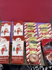 8 Ghirardelli Pfefferminze Hot Cocoa Schokolade Getränk einzeln 4 Schokoladenelfe auf dem
