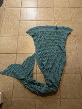 Handmade Mermaid Tail Blanket
