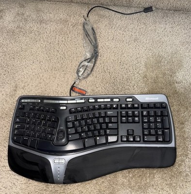 Microsoft Natural Ergonomic Keyboard 4000 V1.0 KU-0462 Wired Tested OEM
