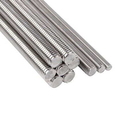 1X Threaded Rod 304 Stainless Steel Screw M2 M2.5 M3 M4 M5 M6 M8 M10 M12 M16 M20