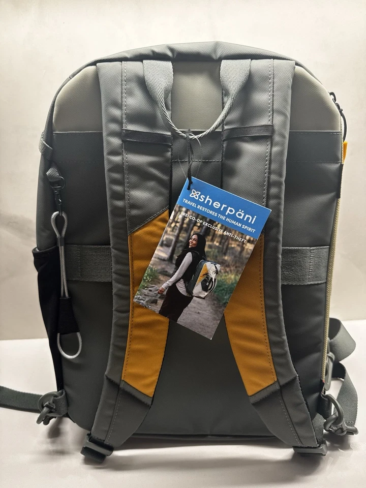 Mochila de viagem Sherpani nova com etiquetas pacote Mia feminina cacto - Imagem 3 de 4