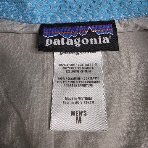 Patagonia Nine Trails Vest Men’s Size Medium Gray Blue Lightweight Reflective - Afbeelding 6 van 7