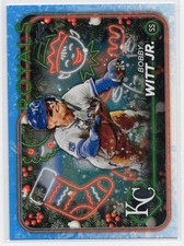 2024 Topps Holiday Baseball (SILVER/BLUE GLITTER - BASE - VARIATION SP) You PICK