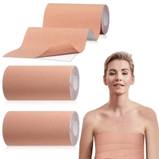 2 Rolls Wide Trans FTM Binder Tape for Chest Binding Adhesive Trans Chest Tap
