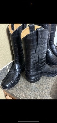 Full American Alligator Cowboy Boots