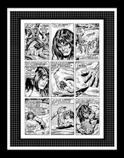 John Buscema Conan the Barbarian #28 Rare Production Art Pg 5 Monotone