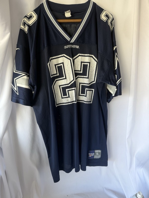 Emmitt Smith #22 Dallas Cowboys NFL Reebok Football Jersey XL