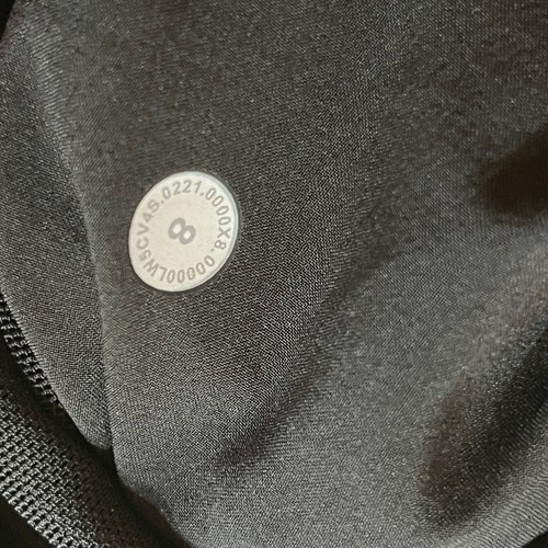 Pantalones de chándal elásticos de tiro alto Lululemon para mujer talla 8 negros de longitud completa atletismo - Imagen 9 de 12