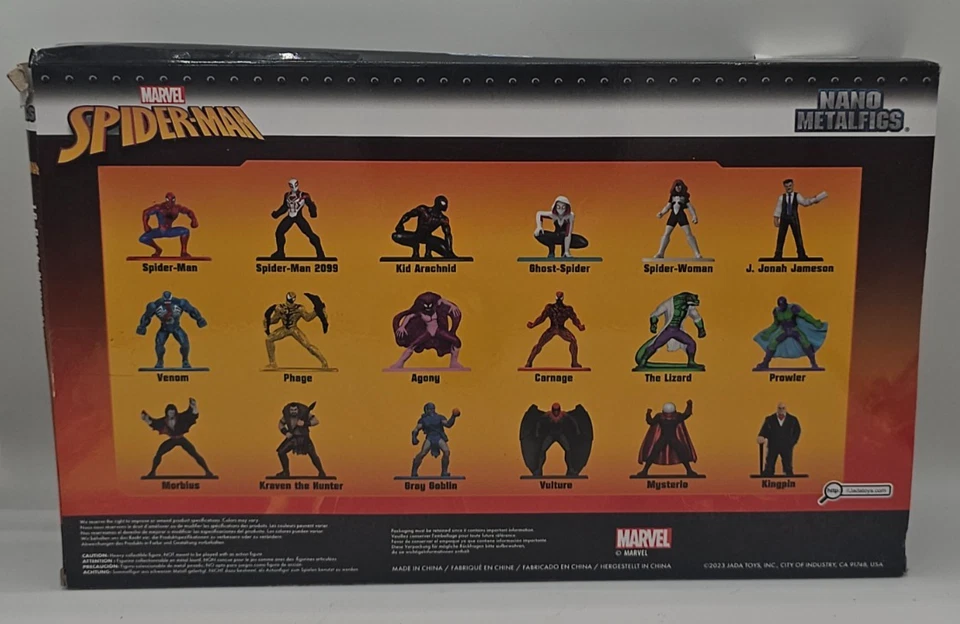 NUEVO EN CAJA Jada Marvel NANO METALFIGS SERIE 6 20 Figuras Spider-Man Foto 4 de 4