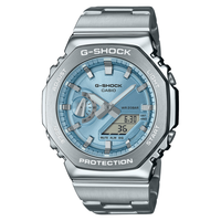 Casio G-SHOCK Armbanduhr GM-2110D-2AER Hellblau Datum Herrennuhr StoßFest