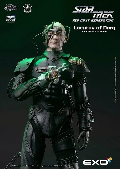 STAR TREK: THE NEXT GENERATION~LOCUTUS OF BORG~ FIGURA SEXTA ESCALA~EXO-6~NUEVO EN CAJA Foto 4 de 4