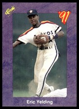 1991 Classic Game Purple Eric Yelding Houston Astros #71
