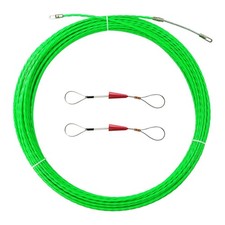 30M 100ft Fish Tape Cable Puller Kit Through Wall Wire Guide Device 4mm PET E...