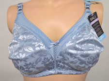 40C Wirefree Bra Bali Double Support Back Smoothing Light Blue DF3372 3372 NWT