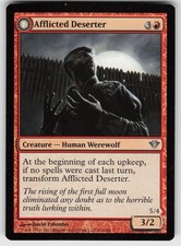 Afflicted Deserter Dark Ascension 81 U LP MTG