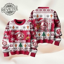 Alabama Crimson Tide They Not Like Us Ugly Christmas Sweater Mens Womens