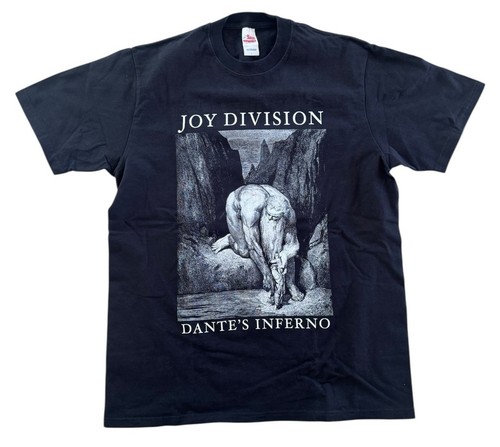 Joy Division Dante’s Inferno Graphic Band T-Shirt Black Size Large - 第 1/3 張圖片