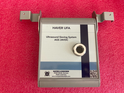 HAVER UFA ULTRASOUND SIEVING SYSTEM AGS 24VDC AGS24 HAVER & BOECKER