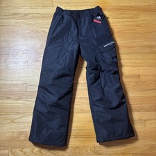 New ZeroXposur Black Insulated Snow Pants Boys XL 18-20 Pockets