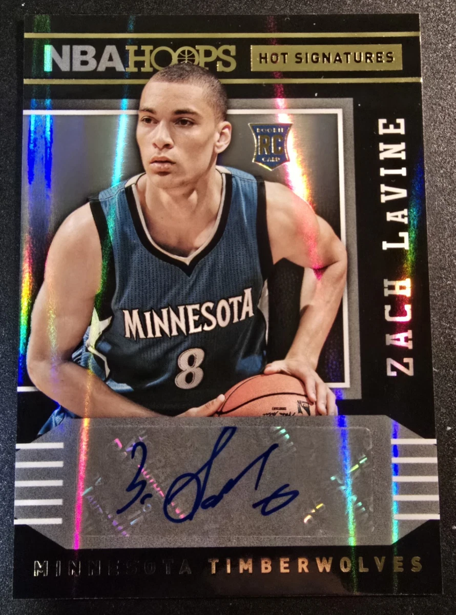 Zach LaVine Sports Trading Card Singles Autographed Basketball for