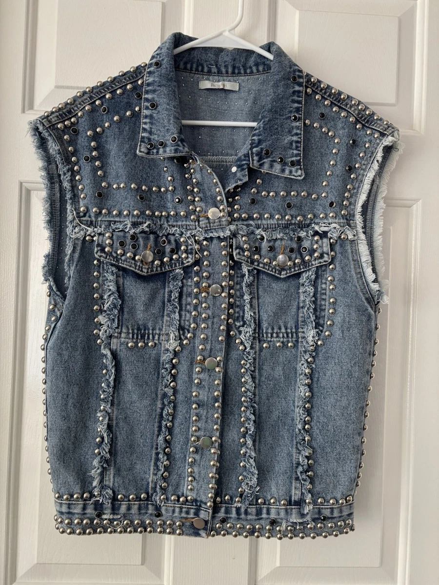 Denim Studded Vests for Men for Sale | Shop New & Used | eBay