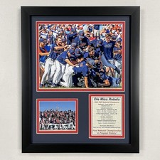 Ole Miss Rebels 2022 CWS National Champions 12x15 Matted  Framed Photo