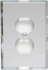 GlassAlike® Duplex Acrylic Mirror Plate (1) Greenish Tint 