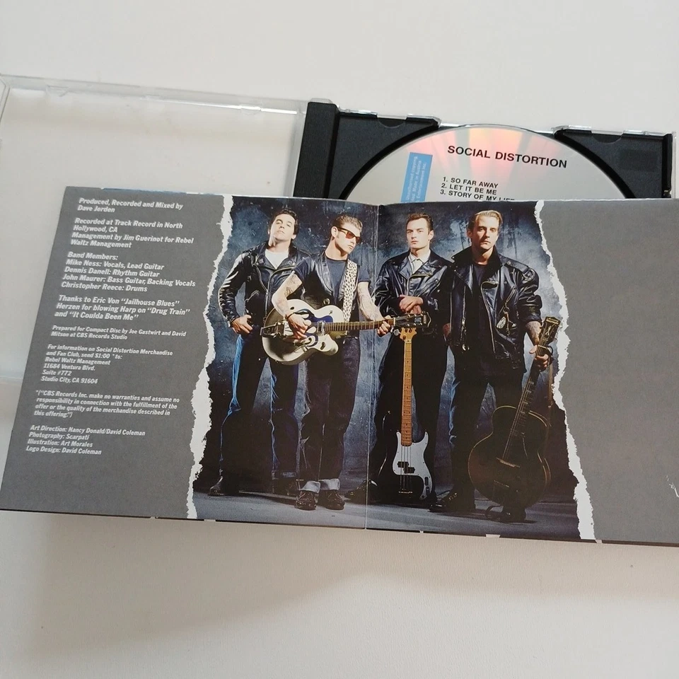 Cd / Social Distortion - Social Distortion / Sony Music 1990 - Bild 3 von 4