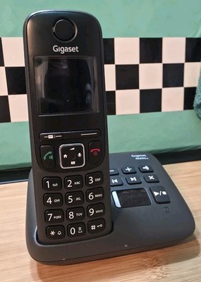 Gigaset AE690A mit Mobilteil AE690H   DECT-Festnetztelefon mit Anrufbeantworter