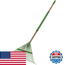 Ames 20201033 Steel Tine Leaf Rake Hardwood/Steel Handle 22 Tines