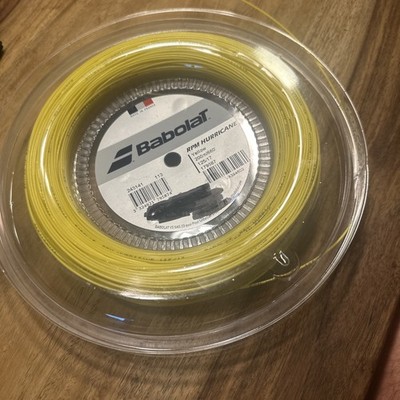 Babolat Hurricane 200m Rolle Gelb 1,25mm, 1x benutzt (ca. 188m Rest)