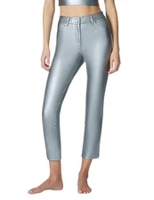 Commando Faux Leather Five Pocket Pant Slg69 Platinum