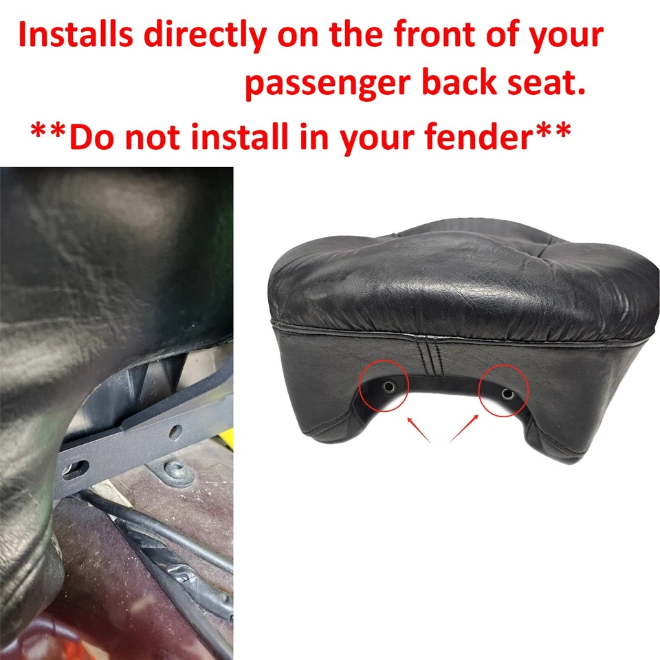 Juego de almohadillas de respaldo para conductor de motociclista Yamaha Royal Star Venture 1999-up Foto 2 de 4